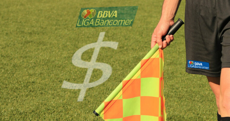 El salario de los árbitros de la Liga MX