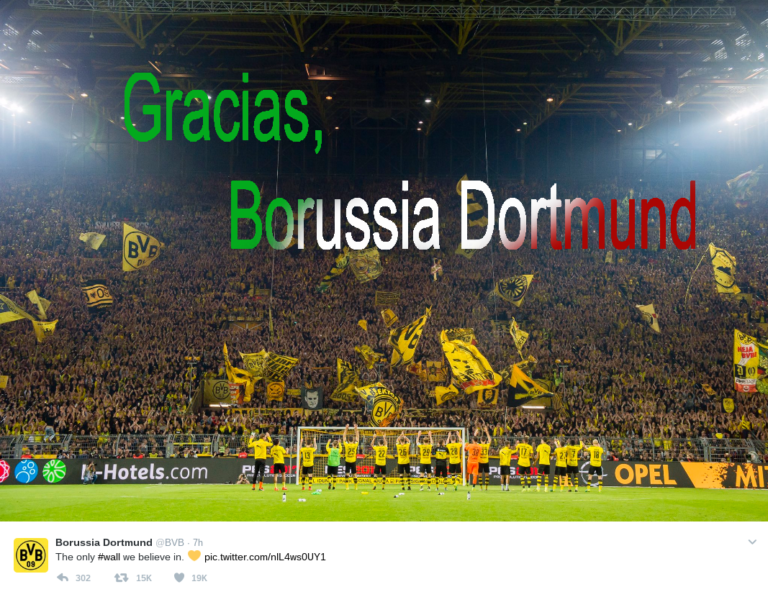 Columna de opinión “Gracias, Borussia Dortmund”