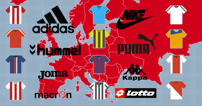 Los uniformes de las principales ligas europeas