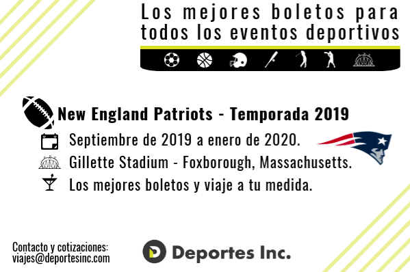 New England Patriots en vivo, precio de boletos de Patriots, New England Patriots,