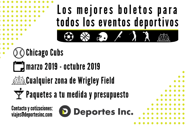 Boletos para Chicago Cubs