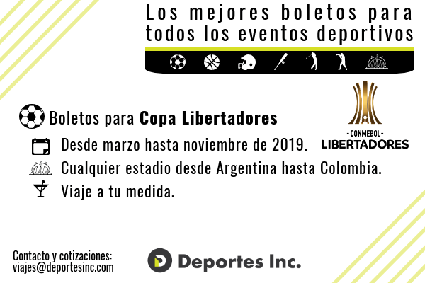 Entradas para Boca en Libertadores, Entradas para River en Libertadores, Copa Libertadores