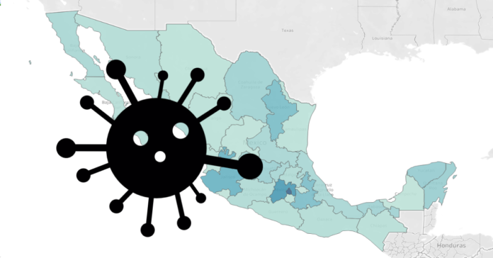 Datos de coronavirus por estado en méxico