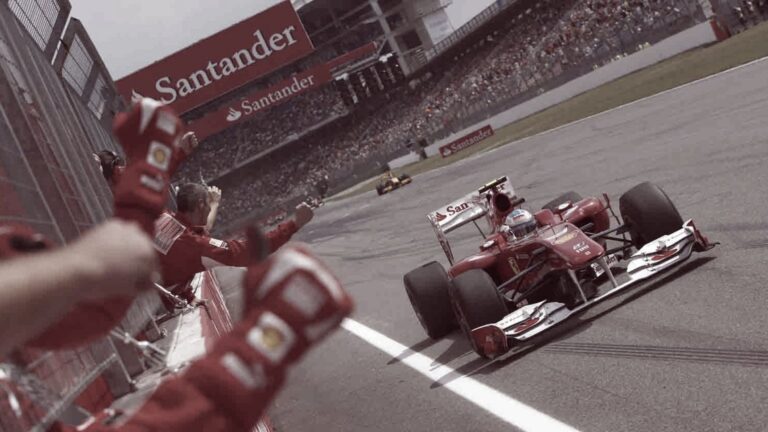 Santander de regreso en la Fórmula 1 con Scuderia Ferrari