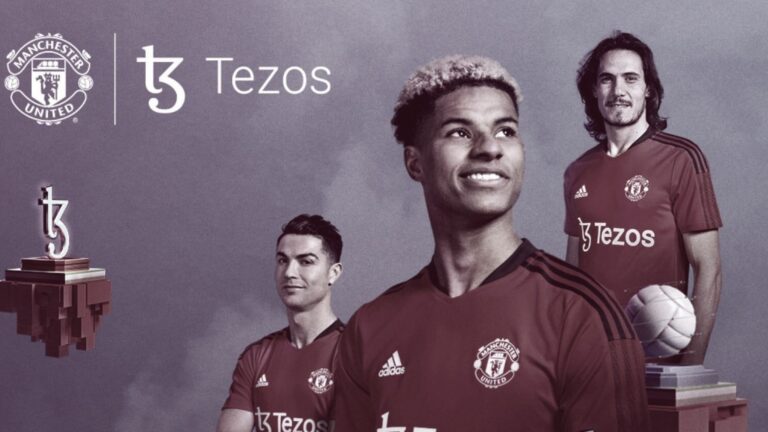 Manchester United presenta a Tezos como su nuevo sponsor