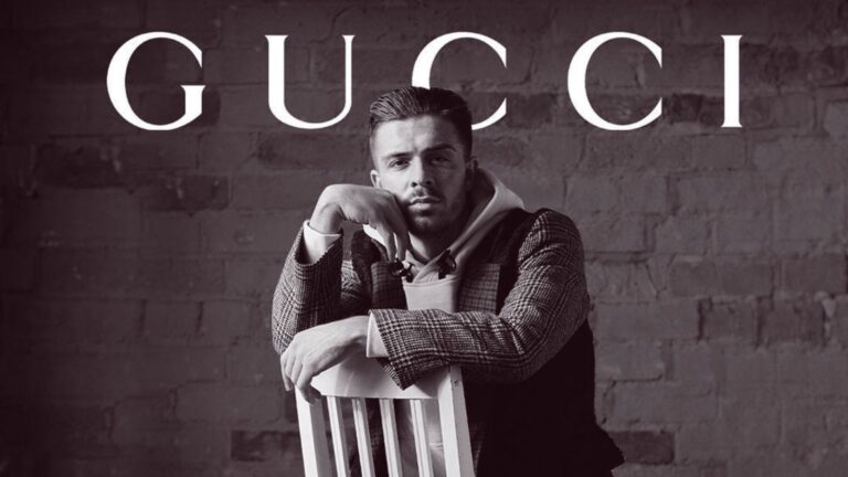 Jack Grealish firmó contrato millonario con Gucci