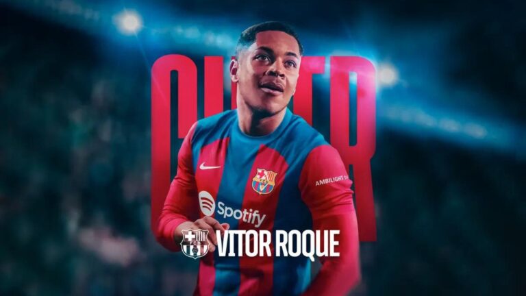 Vitor Roque es nuevo jugador del FC Barcelona
